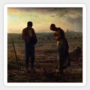 The Angelus by Jean-Francois Millet Magnet